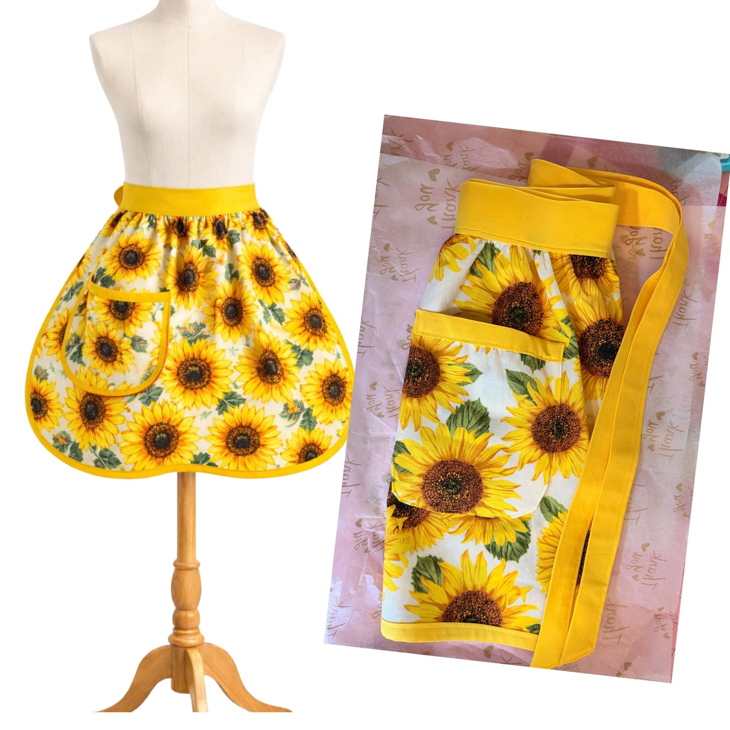 Coordinated Kitchen Set - Apron, Oven Mitt & Bowl Cozy